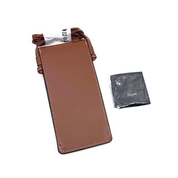 NEW!! Celine Sunglass Case Brown Leather, Box, Authentic - Picture 4 of 4